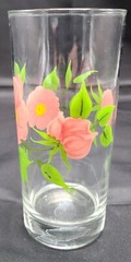 Franciscan Desert Rose Glassware Tumblers 6.25″ Tall, 14 oz. Excellent