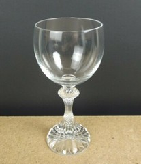 Lot of 4 Mikasa Crystal The Ritz Iced 6.5″ Wine Glasses