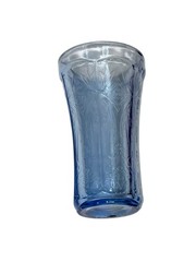 Vtg 70s NOS Set of 7 Indiana Recollection Madrid Blue Drinking Glasses free ship