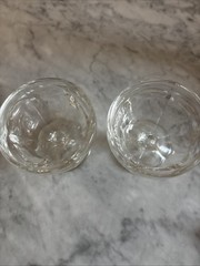 vintage sherbet glasses Lot Of 2