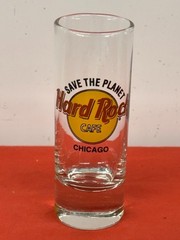 HARD ROCK CAFE — CHICAGO — SHOT GLASS