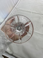 LILY ARCH STEM GOBLET CAMBRIDGE CAPRICE GLAS WATER 6.5″ TALL SET OF 4