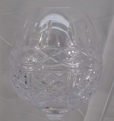 New Waterford 2 Book Of Kells Brandy Snifter Crystal Glasses 1054638 5 3/4″ Tall