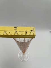 CC Zecchin Murano Vintage Wine, Champagne, Flute Venice Made In Italy carnival