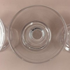 3 VTG Dansk Karin Red Wine Glasses 7 3/8” Blown Crystal MCM Kelly Simpson EUC