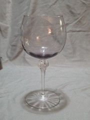 Set Of 2 Colony Glass «Bijoux» Amethyst Purple Balloon Crystal Wine Glasses