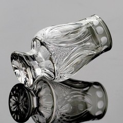 Hand cut Crystal diamond Whiskey Glasses 240ml/8oz-Luxury mens gift