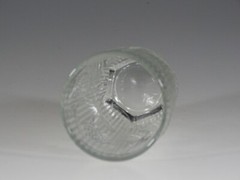 Scarce Vintage Jeannette Glass Crystal Chrysanthemum Tumbler c.1930
