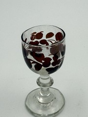 Antique Bohemian Gold Gilt Hand Blown Glass Goblets – Baroque Style Stemware