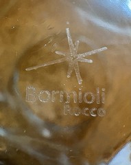 Vintage Set 2 BORMIOLI ROCCO Aqua Blue WHISKEY GLASSES/Tumblers 4.25 In Tall