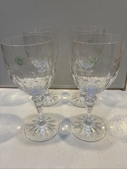 Vintage Galway Irish Crystal Glass IRELAND Made Set Of 4 New