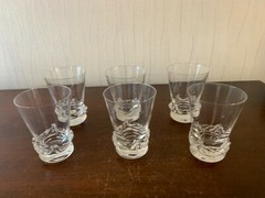 25 Red Wine Glasses Sorcy Model Daum Crystal 9.8 cm Height