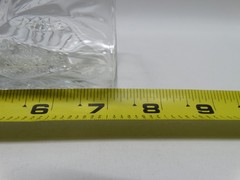 Set of 2 Vintage Libbey Hobstar Stemmed Clear Glass Water Wine Drink Goblets