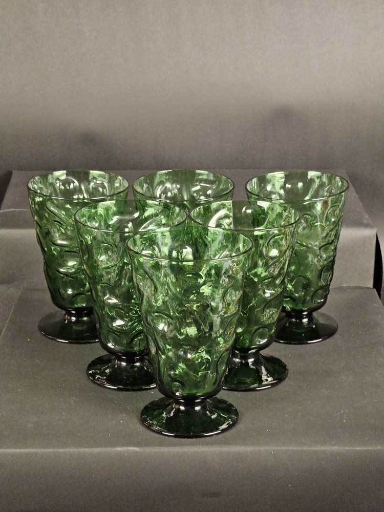 Bryce Brothers 11oz El Rancho Greenbriar Water Goblets SET OF 6