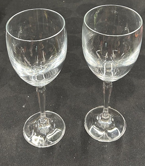 Pair Of Decor Plain by LENOX Water Goblets 8in