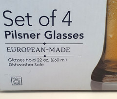 NEW *MIKASA* Pilsner Glasses *Perfect Gift*