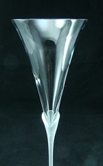 Colony Crystal AMARYLLIS SATIN Toasting Champagne Flute Goblet 10 7/8″ EXC