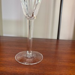 Waterford Crystal CARINA Champagne Flute EUC 8 1/2″ Vintage Seahorse Mark