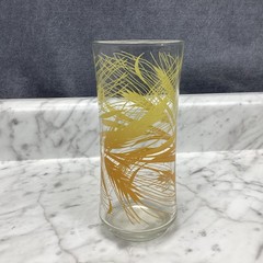 Vintage Libbey Golden Wheat Harvest Pattern Glass Tumbler 6 1/2″ – replacement