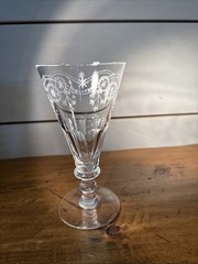 William Yeoward Crystal BUNNY 6 7/8 “ Wine Goblet; United Kingdom- Exc Condition