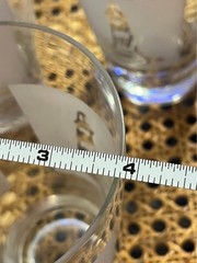 6 Etched Lighthouse Glasses Barware Pilsner