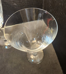 Baccarat Crystal LYRA Water or Wine Goblet 7.5″ Set of 2