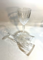 🌿2 Waterford Marquis SPARKLE Wine Glass Elegant Crystal, 8″ Tall, 12 oz