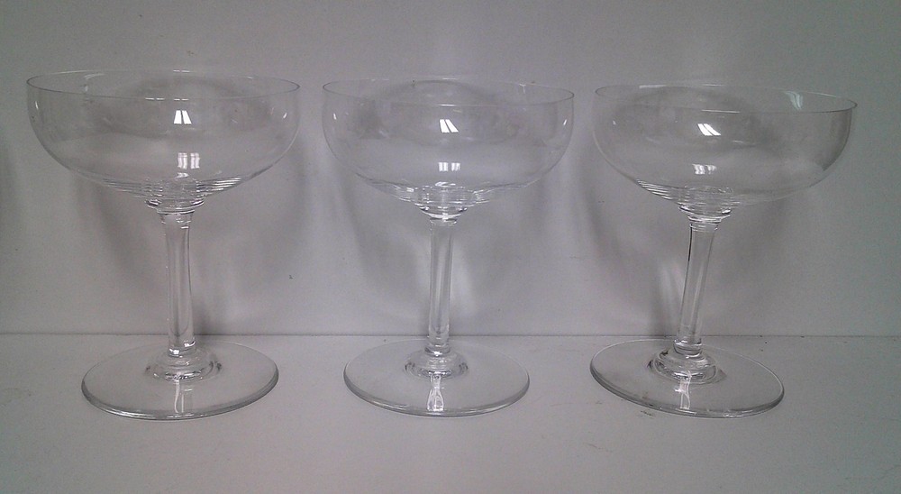 Baccarat CHAMBOLLE 4-5/8″ Champagne Glasses SOLD IN SET OF THREE