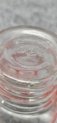 3 Vintage Libbey Drinking Glasses Red Wavey Circles Juice Size Bar Retro