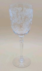 Fostoria Crystal BUTTERCUP, Water Goblet Glass, 7 7/8″
