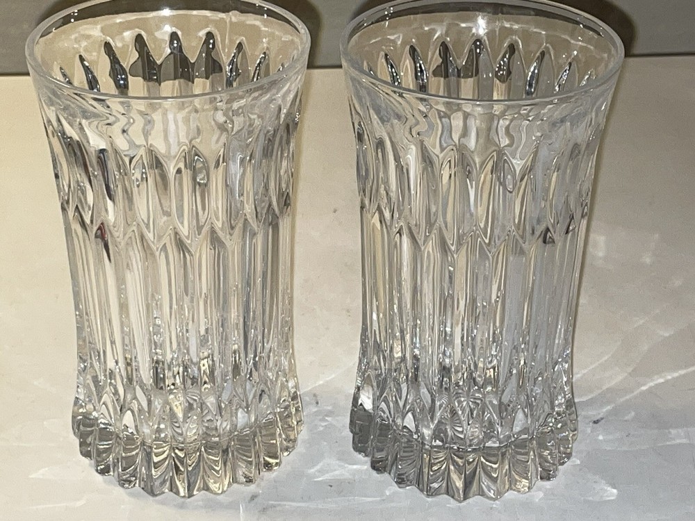 Fostoria Monarch Clear Crystal Highball Glass Tumbler Heavy 5.5″ Vintage Elegant