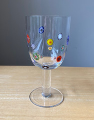 LEONARDO MILLEFIORI 7.25″ Water Goblet – Italy – VGUC – 2 Available