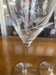 Set Of 2 Lenox Opal Innocence Wine Glasses 9 1/2” Excellent