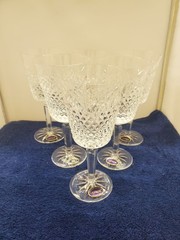 Set of 6 Lenox Crystal Beacon Hill Water Goblets LK