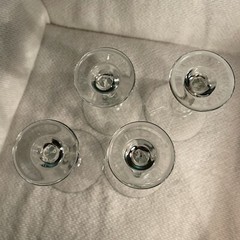 Libbey Z-Stem clear Martini glasses-Set of 4