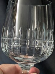 Set of 5 BELFAST BOHEMIAN Fine Lead Crystal Wine Glasses Vintage EUC