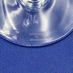 Set of 2 Waterford Marquis New Year’s Celebration Champagne Flutes Fine Crystal
