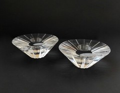 Miller Rogaska Crystal candlestick. 2 pcs .