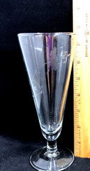 ONE Princess House Crystal Heritage Beer Pilsner Glasses #442 8oz 7.5″