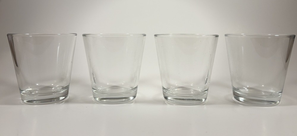 double old fashioned glass Set Of 4