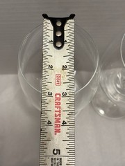 2 PC Lenox Tuscany Classics Crystal Water Goblets Chardonnay Wine Glasses