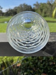 Indiana Glass Whitehall Colony Tumbler Clear Footed Iced Tea Glass Flared Rim
