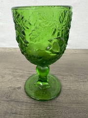 Madonna Inn Emerald Green Color 6 1/2” Goblet
