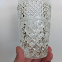 Anchor Hocking 10 oz Wexford Diamond Pattern Clear Glass Tumbler Vtg. 60’s