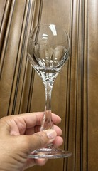 Set of 6 Vintage Nachtmann Leonore Crystal Water Goblets Glasses Germany 8.25”H