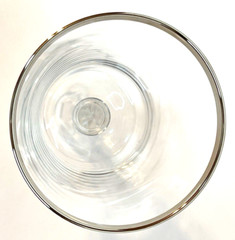 Vintage Lenox Solitaire (Platinum Trim) 7″ Crystal Wine Glass Single Piece USA