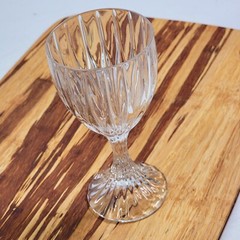 Mikasa Park Lane Lead Crystal Wine Glass Goblet 6 3/8″ SN101 Germany EUC