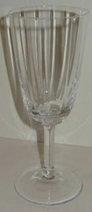 Vintage Dansk Designs FRANCE IHQ 8.5″ Optic Panel Crystal White Wine Glass