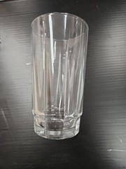 4 Arcoroc ARCADE BENGALE Clear Tempered 16.75 OZ Glass Cooler EUC 5-7/8″ tall