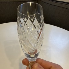Waterford Crystal Avoca Champagne Flutes 7 3/8″ Old Mark Ireland, 16 Available